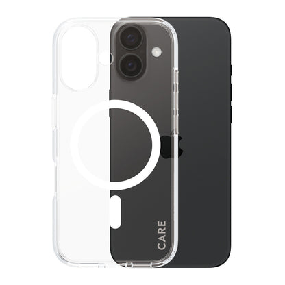 MagSafe-skal för Apple iPhone 16, PanzerGlass, Care Urban Combat, Transparent Vit
