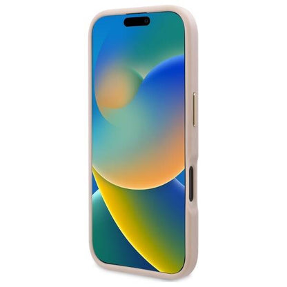 MagSafe-skal för Apple iPhone 16 Plus, Guess, 4G Logo Plate, Rosa