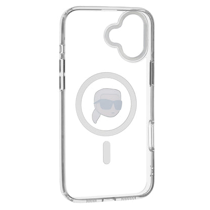 MagSafe-skal för Apple iPhone 16 Plus, Karl Lagerfeld, IML Karl's Head, Vit