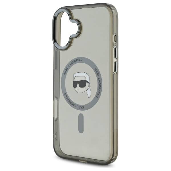 MagSafe-skal för Apple iPhone 16 Plus, Karl Lagerfeld, IML Karl's Head, Svart