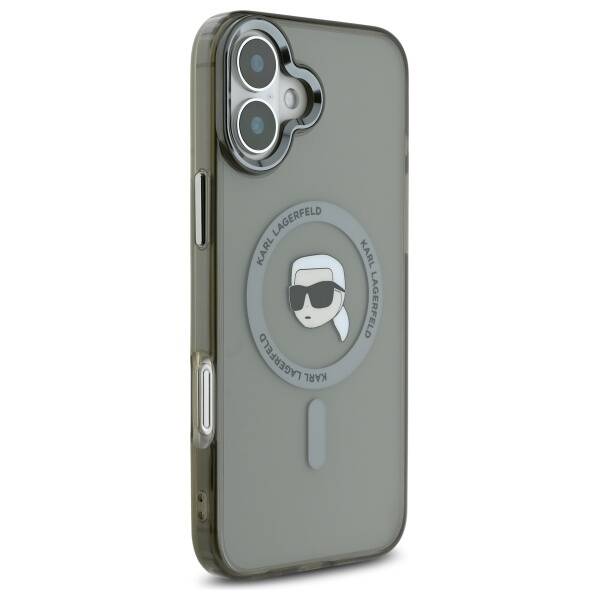 MagSafe-skal för Apple iPhone 16 Plus, Karl Lagerfeld, IML Karl's Head, Svart