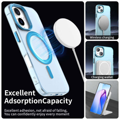 MagSafe-fodral för Apple iPhone 16 Plus, Techsuit, CandyCase, Blå