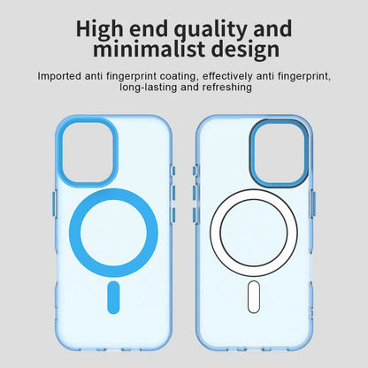 MagSafe-fodral för Apple iPhone 16 Plus, Techsuit, CandyCase, Blå