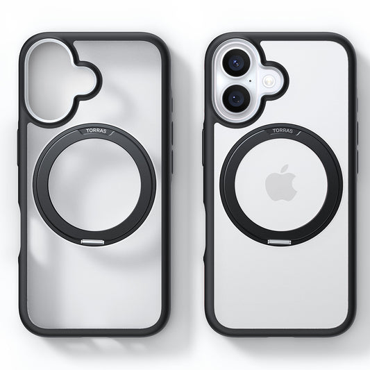 MagSafe-skal för Apple iPhone 16 Plus, Torras, Ostand R Fusion, Svart
