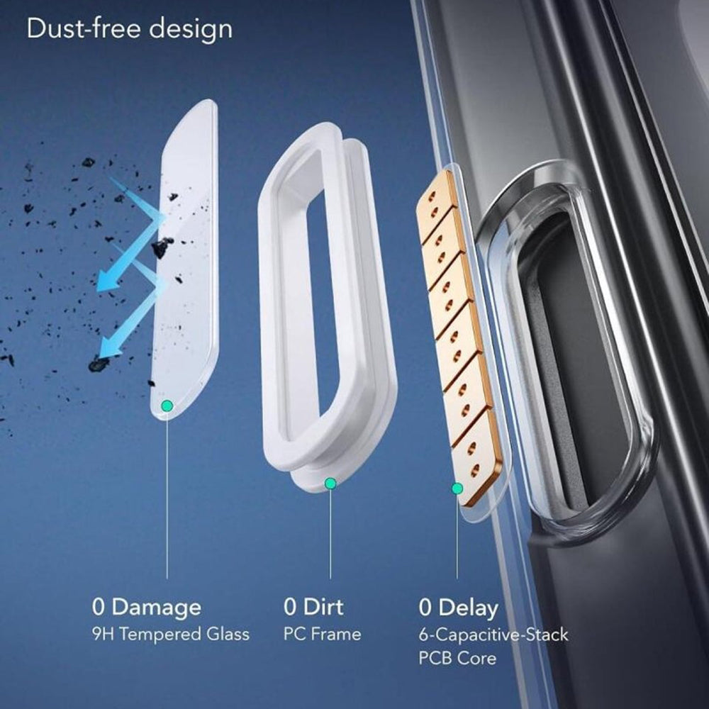 MagSafe-fodral för Apple iPhone 16 Pro, ESR, Classic Hybrid Slide, Transparent