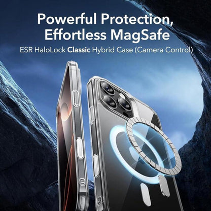 MagSafe-fodral för Apple iPhone 16 Pro, ESR, Classic Hybrid Slide, Transparent