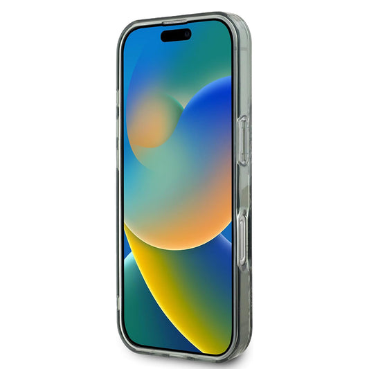 MagSafe-skal för Apple iPhone 16 Pro, Guess, IML Flower & Tonal Circle, Grön