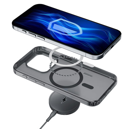 MagSafe-fodral för Apple iPhone 16 Pro Max, 3MK, Frosty MagCase, Svart