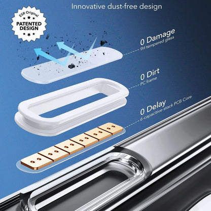 MagSafe-skal för Apple iPhone 16 Pro Max, ESR, Classic Hybrid Slide, Satinsvart