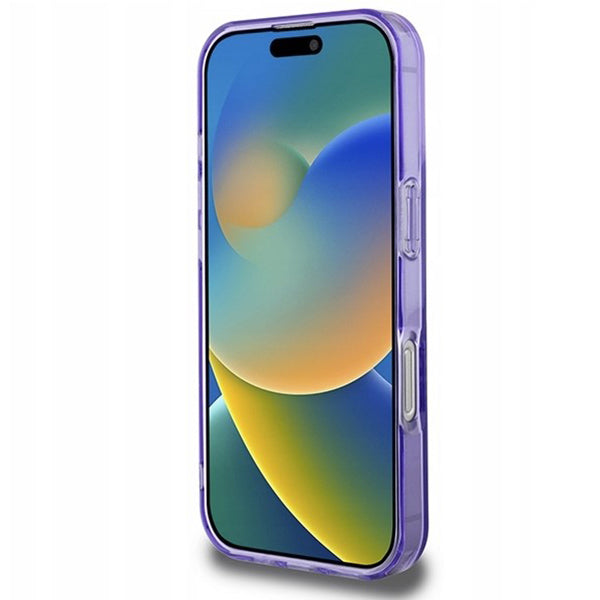 MagSafe-skal för Apple iPhone 16 Pro Max, Guess, IML Flowers Wreath, Lila