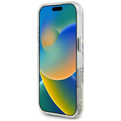 MagSafe-skal för Apple iPhone 16 Pro Max, Guess, IML Metal Colored Circle, Grå