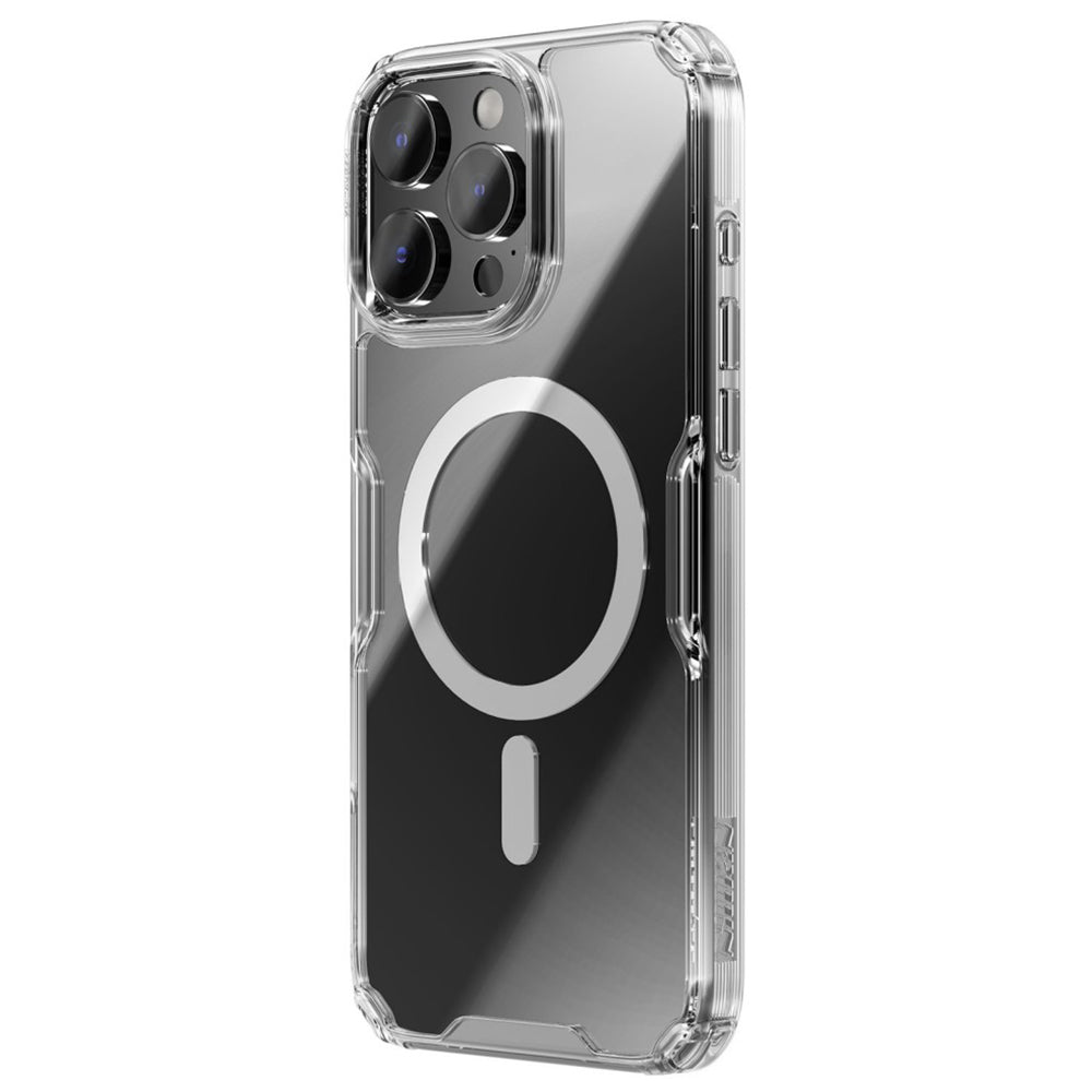 MagSafe-fodral för Apple iPhone 16 Pro Max, Nillkin, Nature Pro, Transparent
