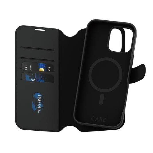 MagSafe-fodral för Apple iPhone 16 Pro Max, PanzerGlass, Care Feature Tango Two-in-One, Svart
