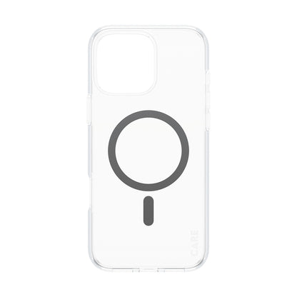 MagSafe Case for Apple iPhone 16 Pro Max, PanzerGlass, Urban Combat Care, Black Transparent