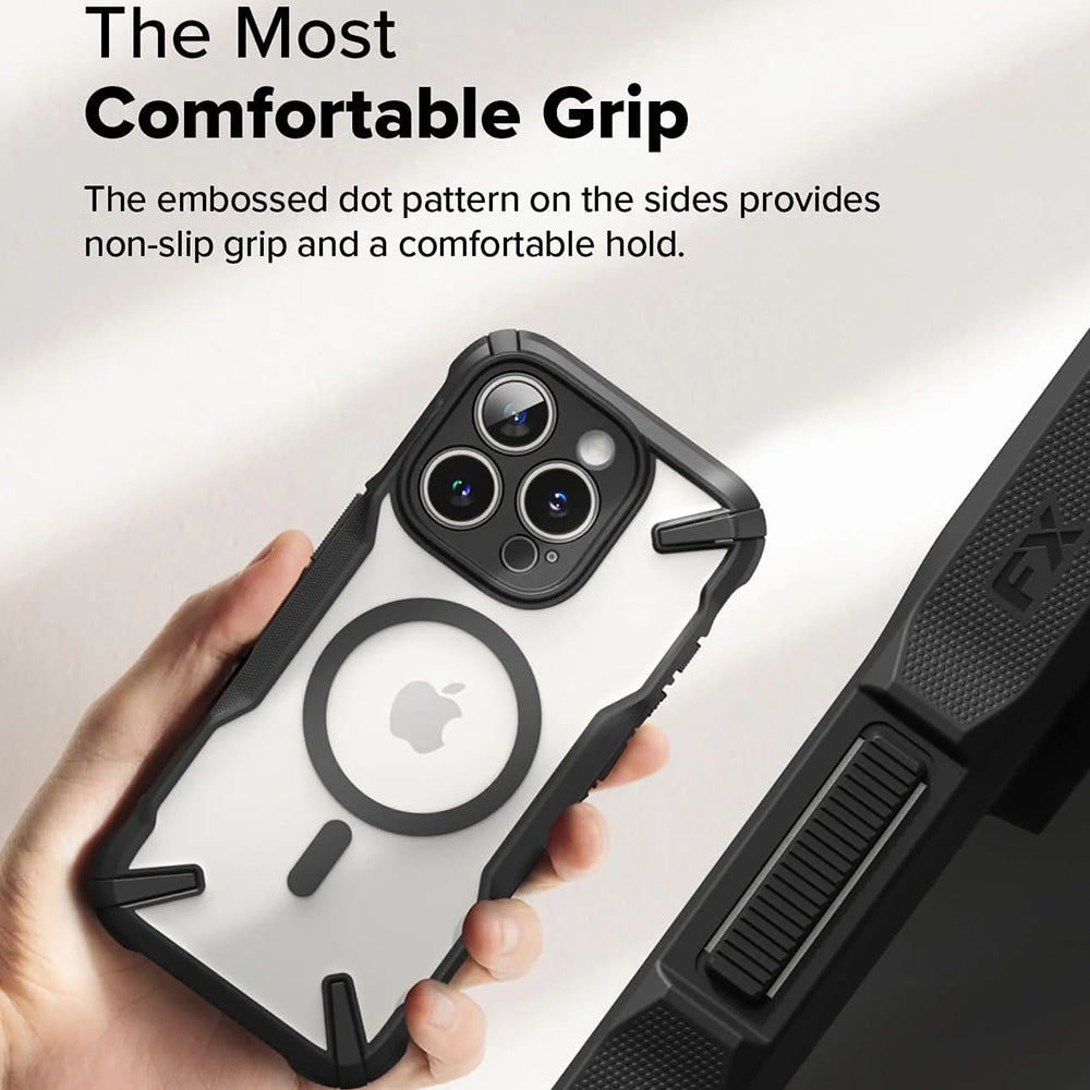 MagSafe-skal för Apple iPhone 16 Pro Max, Ringke, Fusion X, Svart