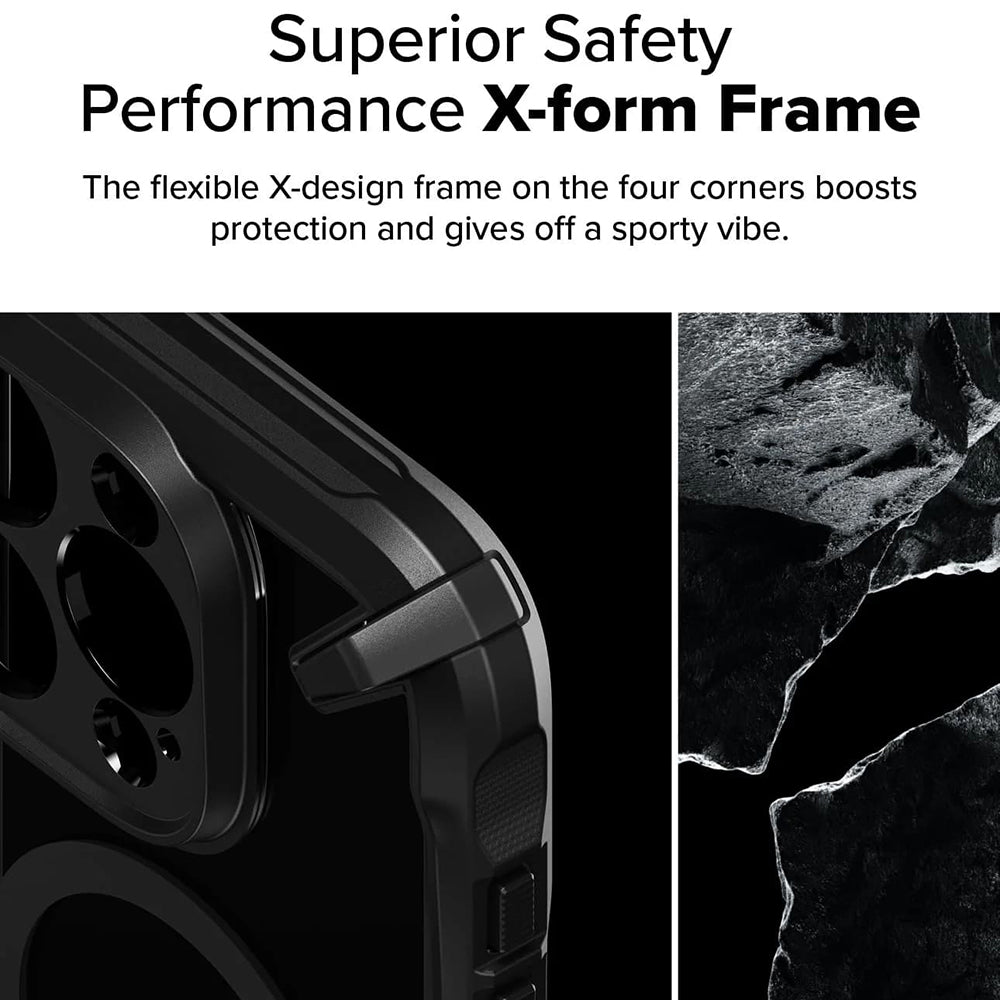 MagSafe-skal för Apple iPhone 16 Pro Max, Ringke, Fusion X, Svart