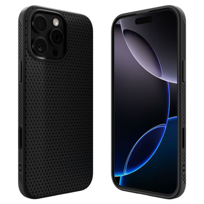 MagSafe-skal för Apple iPhone 16 Pro Max, Spigen, Liquid Air T, Mattsvart