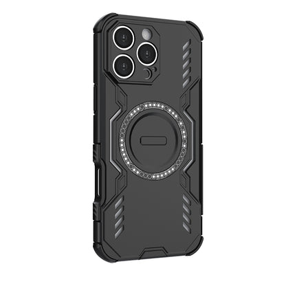 MagSafe-fodral för Apple iPhone 16 Pro Max, Techsuit, ArmorMag, Svart