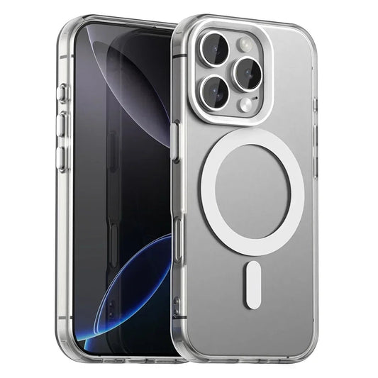 MagSafe-fodral för Apple iPhone 16 Pro Max, Techsuit, CandyCase, Vit