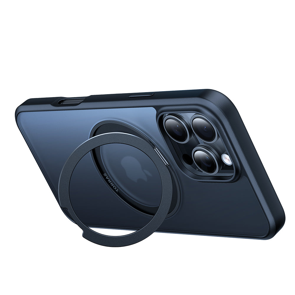 MagSafe-skal för Apple iPhone 16 Pro Max, Torras, Ostand Pro, Svart