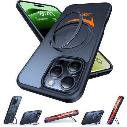 MagSafe-skal för Apple iPhone 16 Pro Max, Torras, Ostand Pro, Svart