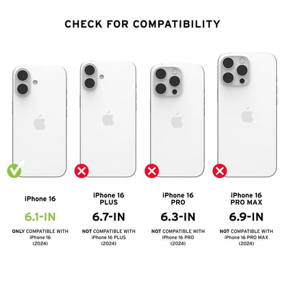 MagSafe Case for Apple iPhone 16 Pro Max, Urban Armor Gear, Pathfinder Clear with Lanyard, Green
