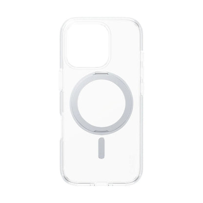 MagSafe-skal för Apple iPhone 16 Pro, PanzerGlass, Care Feature Kickstand, Silver Transparent