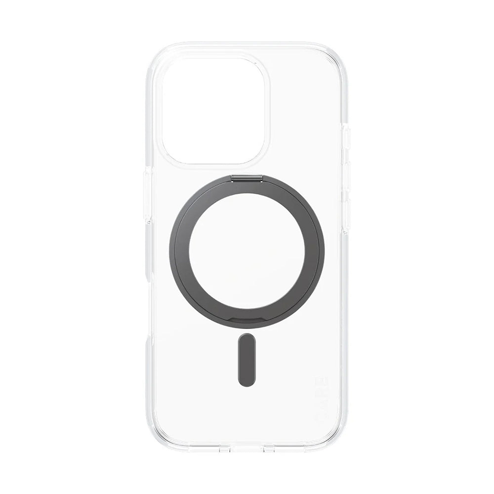 MagSafe-skal för Apple iPhone 16 Pro, PanzerGlass, Care Feature Kickstand, Svart Transparent