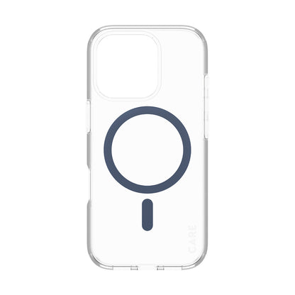 MagSafe-skal för Apple iPhone 16 Pro, PanzerGlass, Care Urban Combat, Transparent Blå