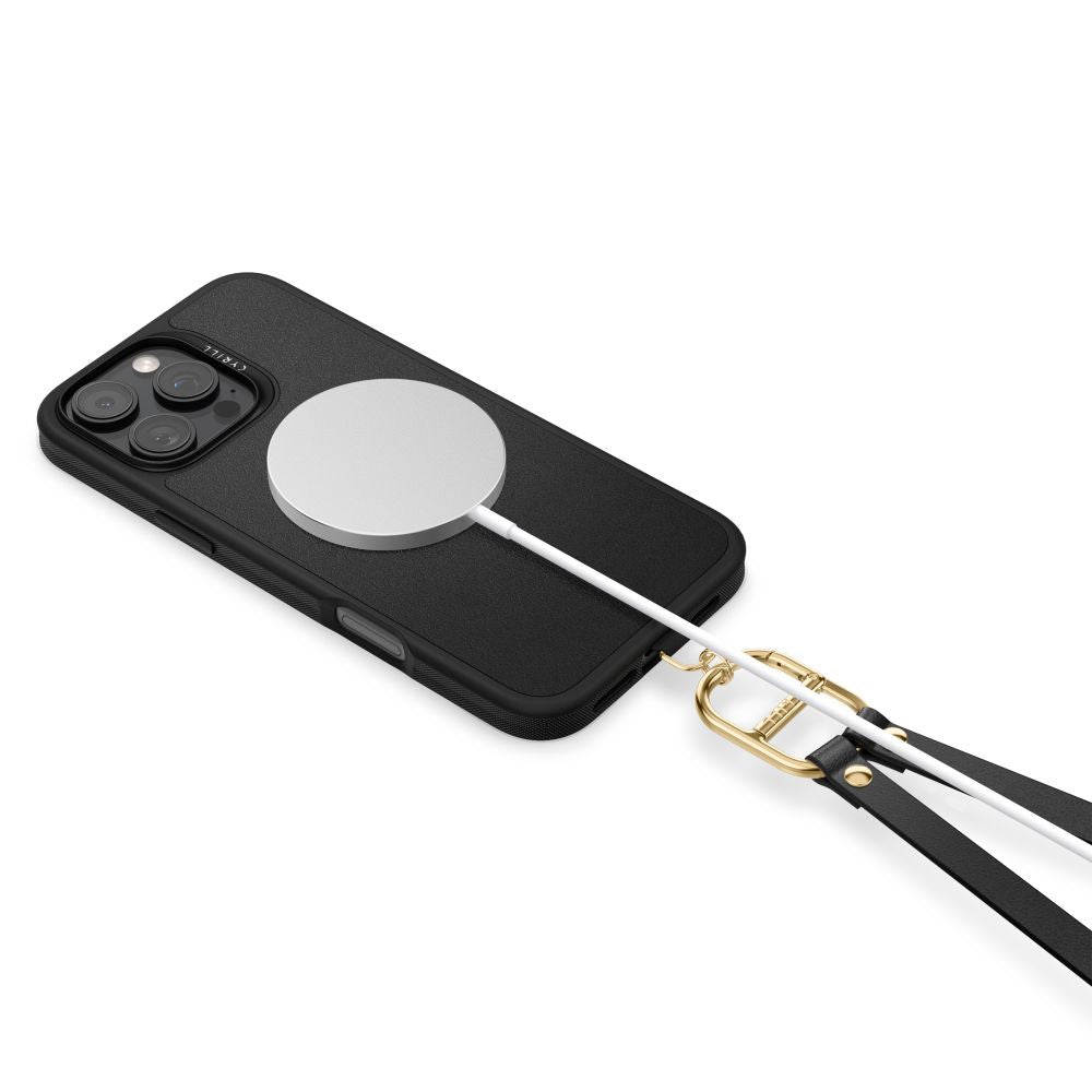 MagSafe-skal för Apple iPhone 16 Pro, Spigen, Cyrill Kajuk Classic Charm, Svart