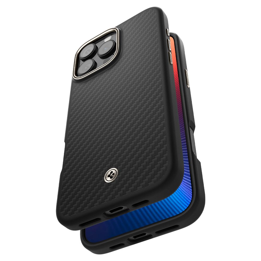 MagSafe-skal för Apple iPhone 16 Pro, Spigen, Enzo Aramid, Svart