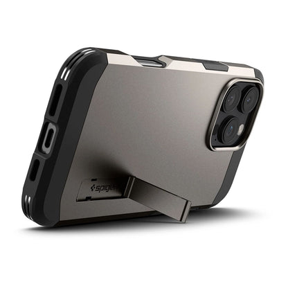 MagSafe Case for Apple iPhone 16 Pro, Spigen, Tough Armor, Gray ACS08145