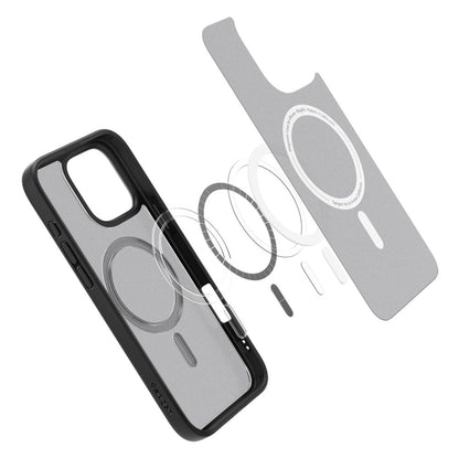 MagSafe-fodral för Apple iPhone 16 Pro, Spigen, Ultra Hybrid, Satin svart ACS08134