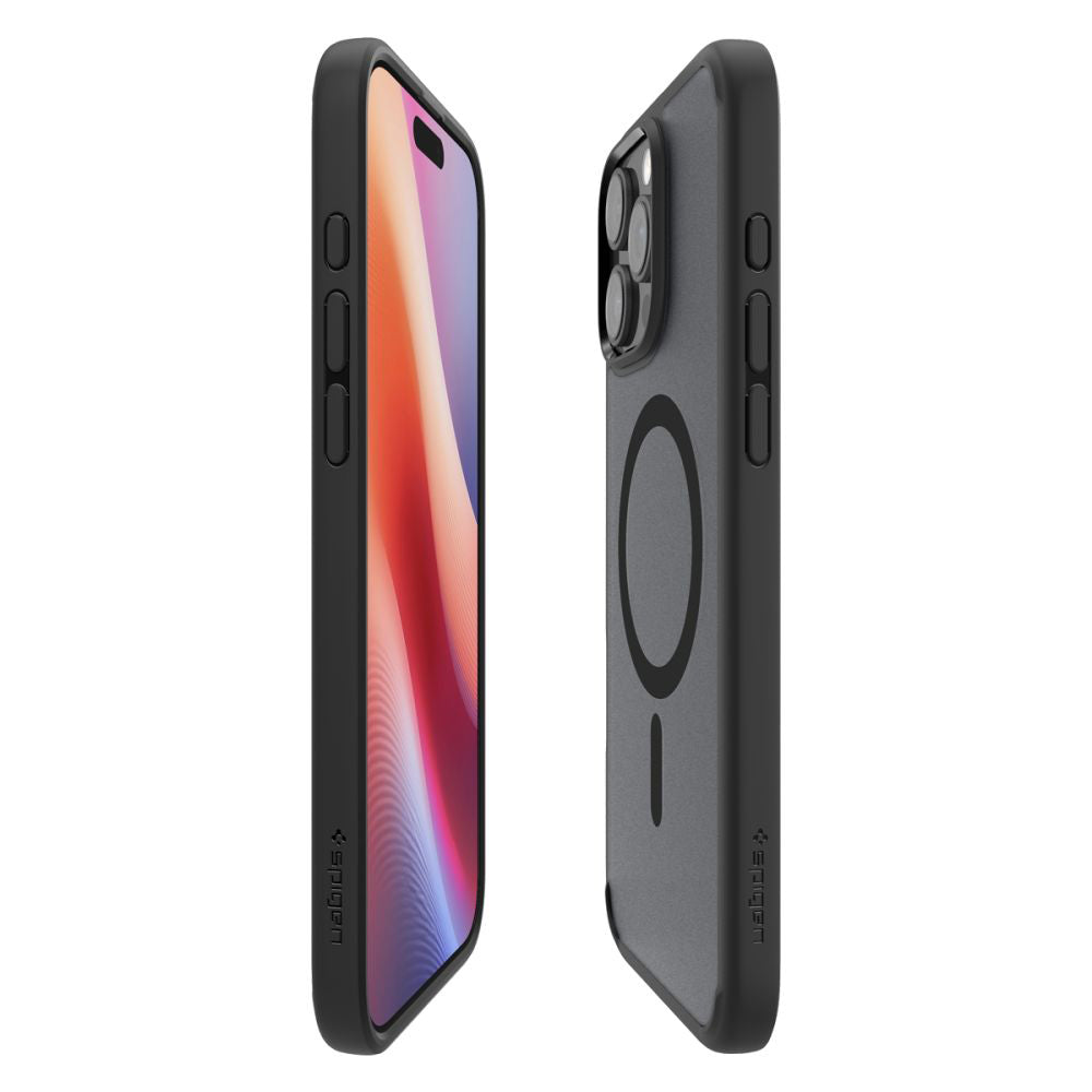 MagSafe-fodral för Apple iPhone 16 Pro, Spigen, Ultra Hybrid, Satin svart ACS08134