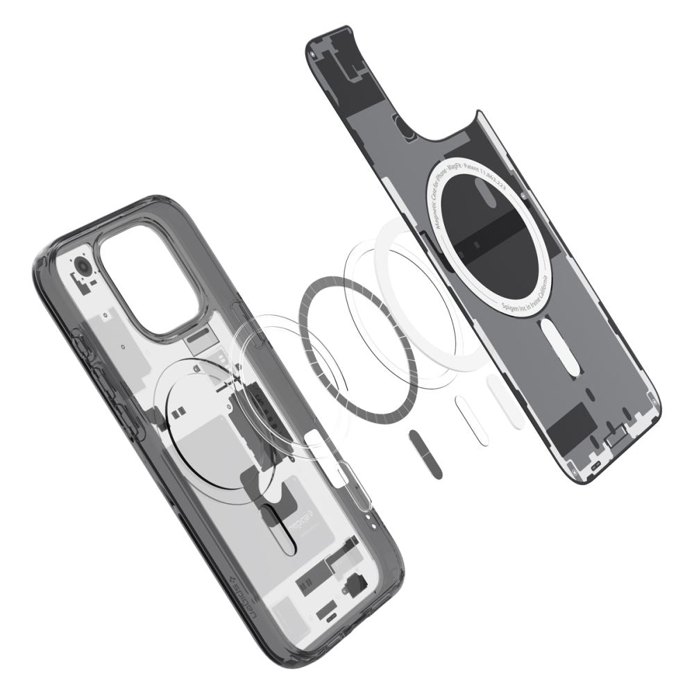 MagSafe Case for Apple iPhone 16 Pro, Spigen, Ultra Hybrid Zero One, Matte Black ACS08135