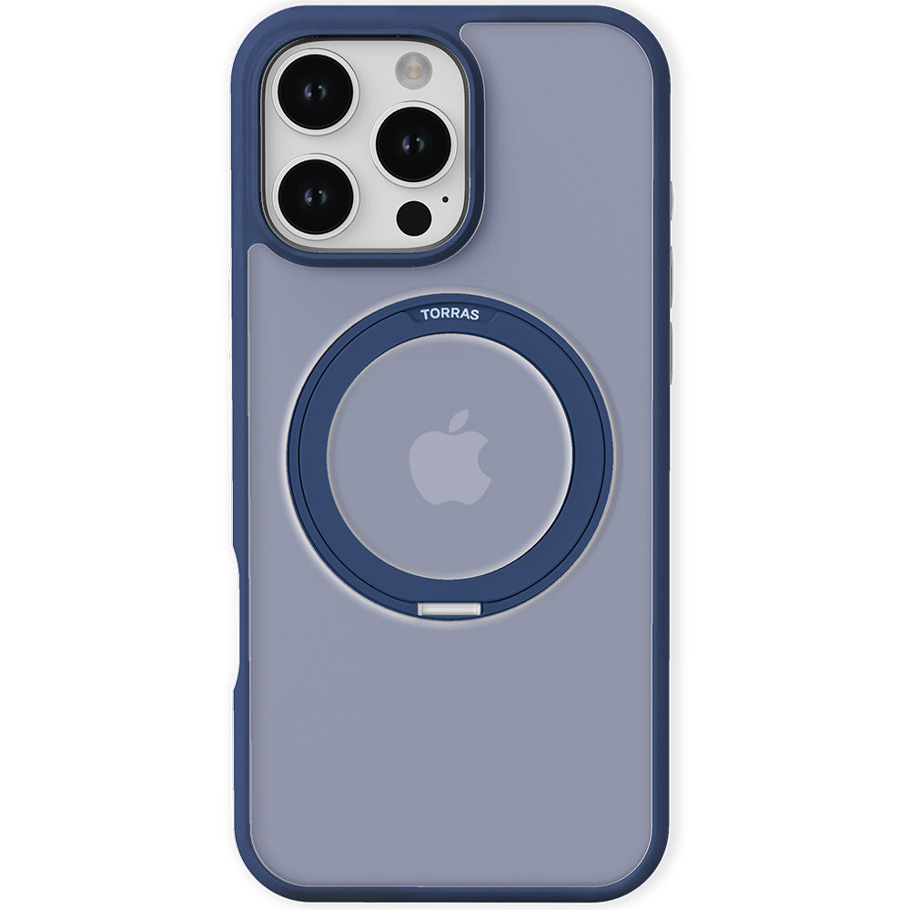 MagSafe Case for Apple iPhone 16 Pro, Torras, Ostand Pro, Navy Blue