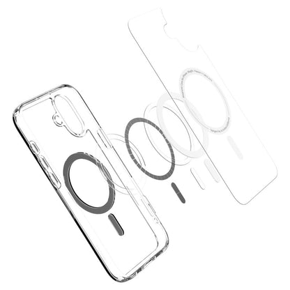 MagSafe-skal för Apple iPhone 16, Spigen, Ultra Hybrid, Svart ACS08206