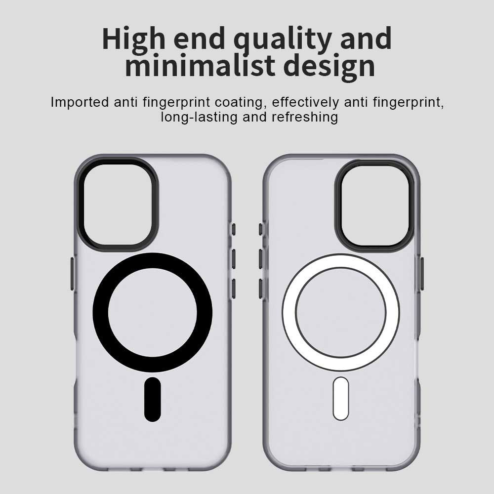 MagSafe-fodral för Apple iPhone 16, Techsuit, CandyCase, Svart