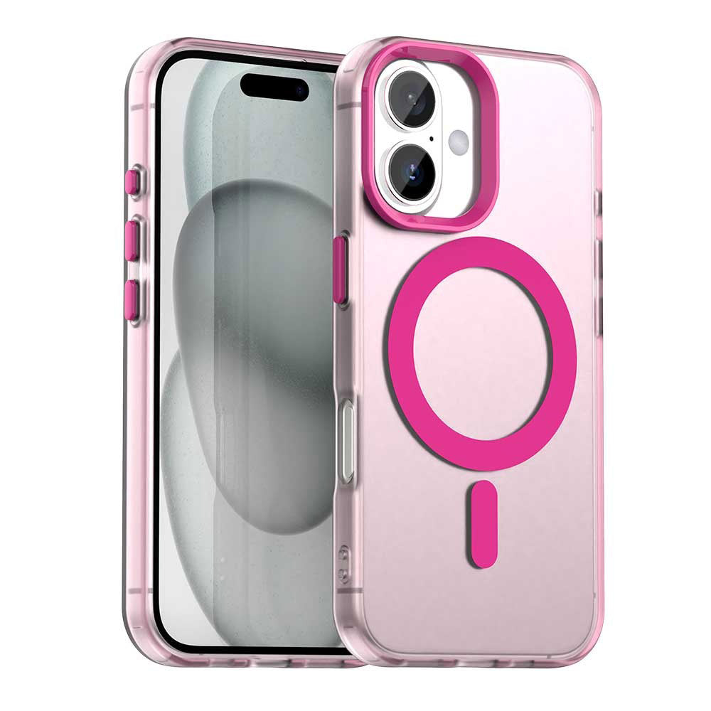 MagSafe-fodral för Apple iPhone 16, Techsuit, CandyCase, Rosa
