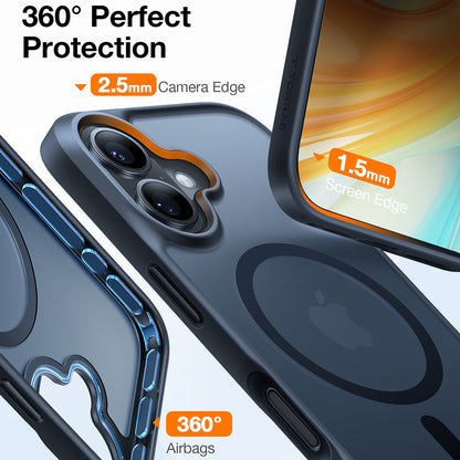 MagSafe-skal för Apple iPhone 16, Torras, Guardian, Svart