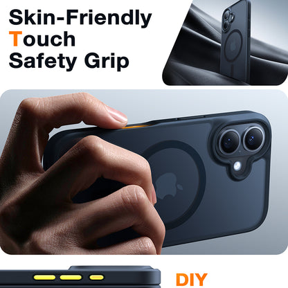 MagSafe-skal för Apple iPhone 16, Torras, Guardian, Svart