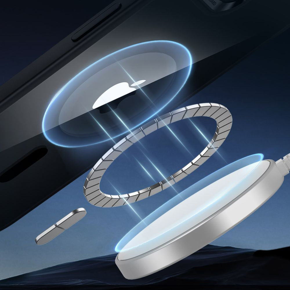MagSafe-fodral för Apple iPhone 17e / 16e, ESR, Classic Hybrid, Svart Transparent