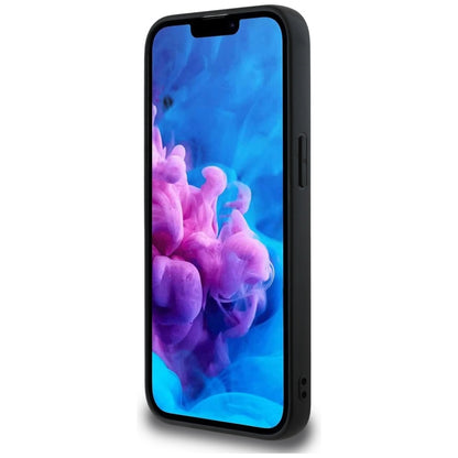 MagSafe-skal för Apple iPhone 16e, Guess, Grained Gold Ring, Svart