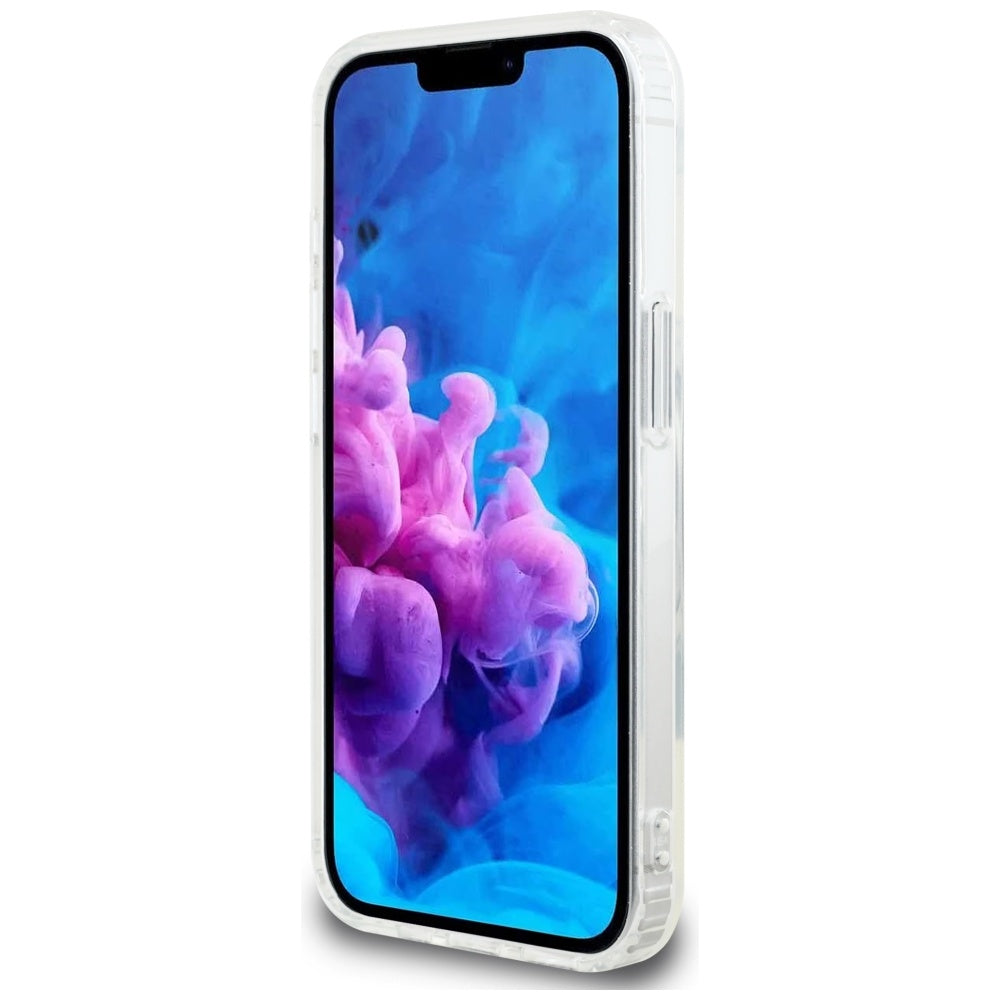 MagSafe-skal för Apple iPhone 16e, Guess, IML Glitter Circle, Transparent