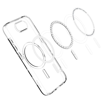 MagSafe Case for Apple iPhone 17e / 16e, Spigen, Liquid Crystal, Transparent