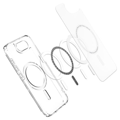 MagSafe-skal för Apple iPhone 17e / 16e, Spigen, Ultra Hybrid, Frostat Vitt