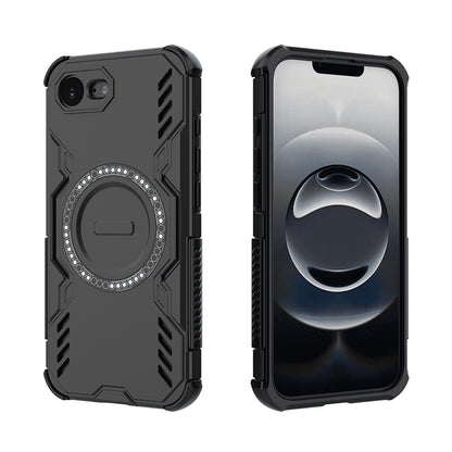 MagSafe Case for Apple iPhone 17e / 16e, Techsuit, ArmorMag, Black