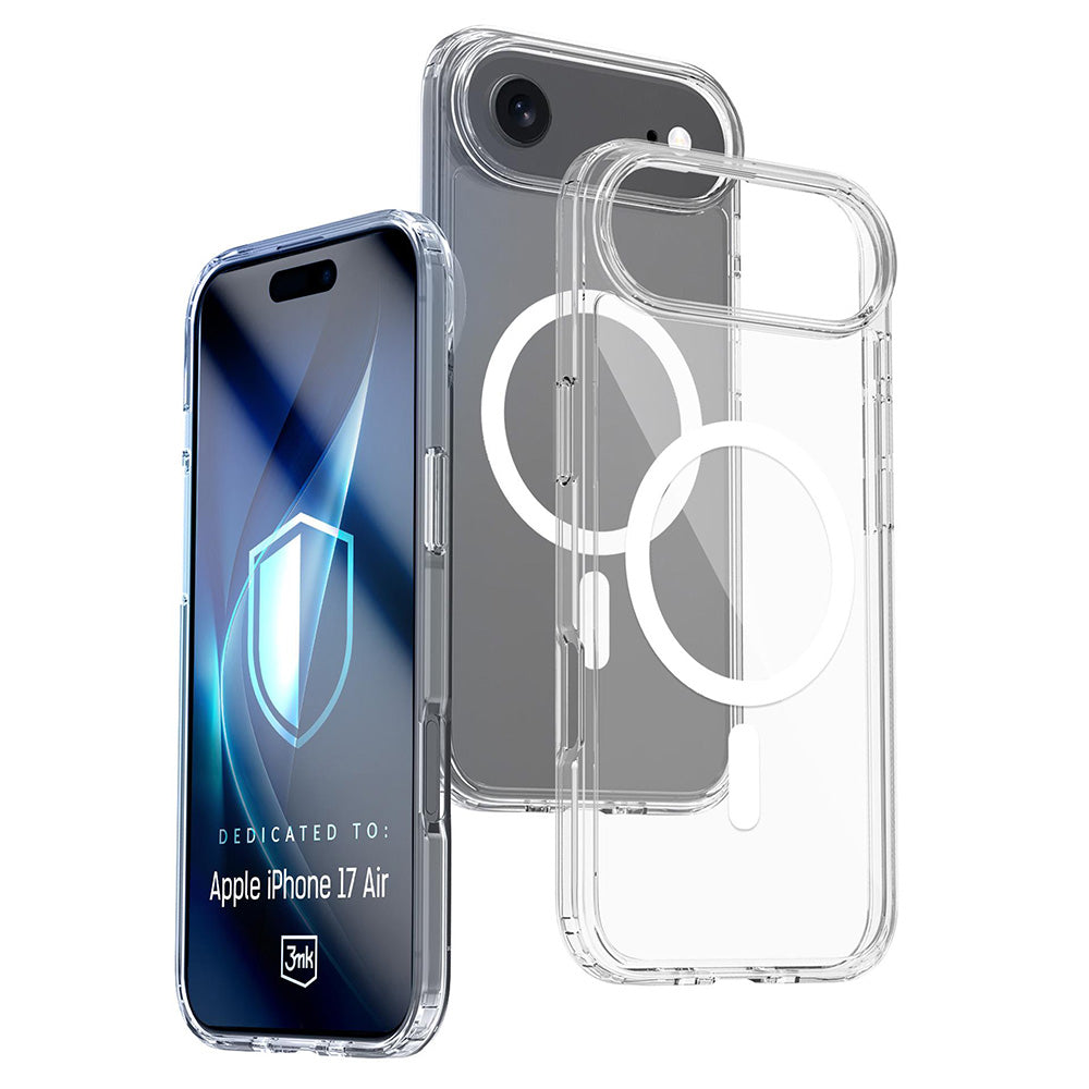 MagSafe-skal för Apple iPhone 17 Air, 3MK, Armor MagCase, Transparent