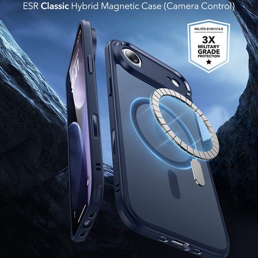 MagSafe-skal för Apple iPhone 17 Air, ESR, Classic Hybrid, Satinblå
