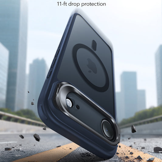 MagSafe-skal för Apple iPhone 17 Air, ESR, Classic Hybrid Kickstand, Satinblå